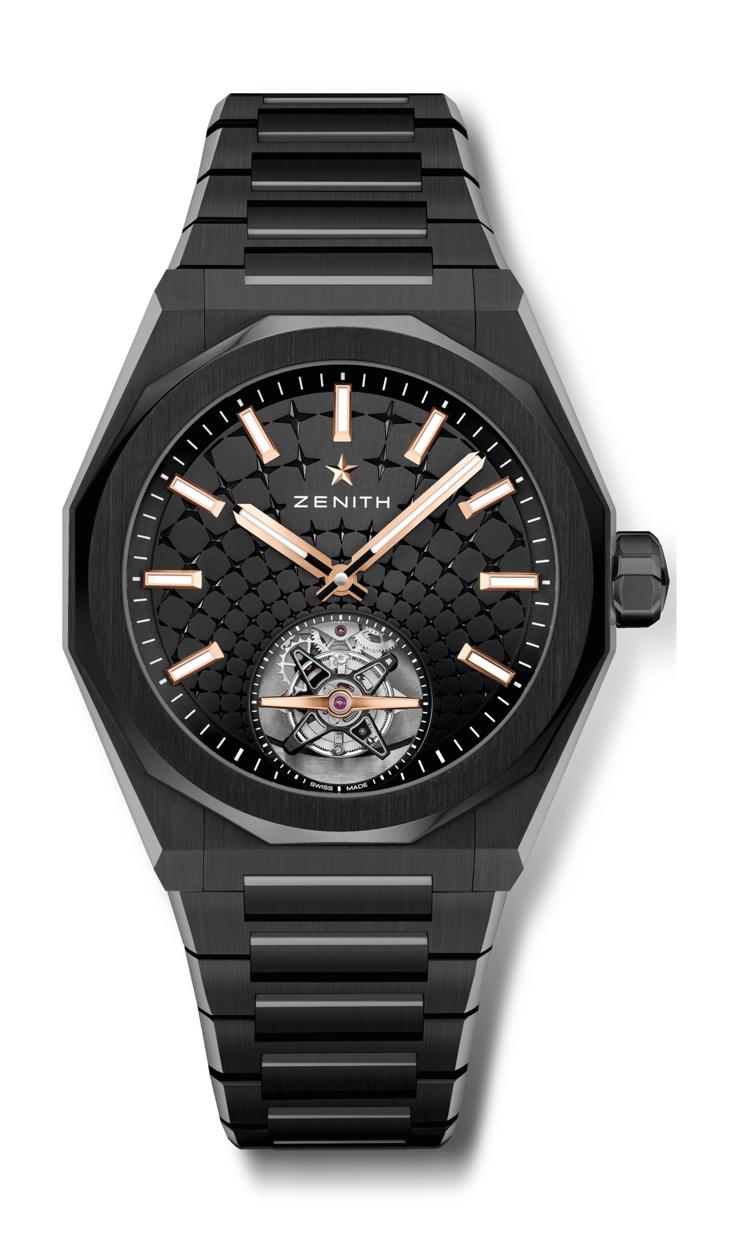 Zenith Defy Skyline Tourbillon luxury timepiece - detailed view