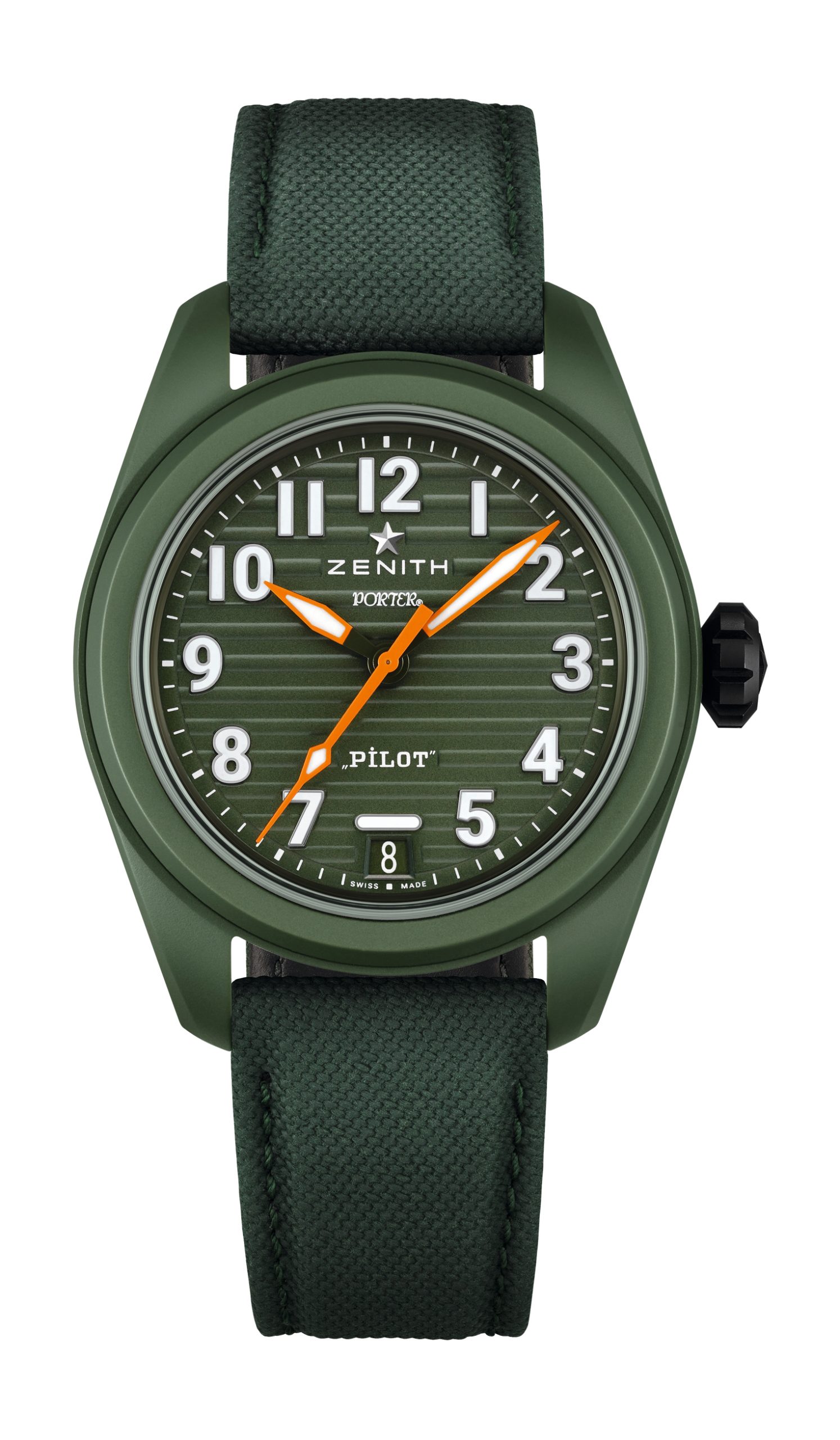 Zenith Pilot Automatic PORTER luxury timepiece - detailed view