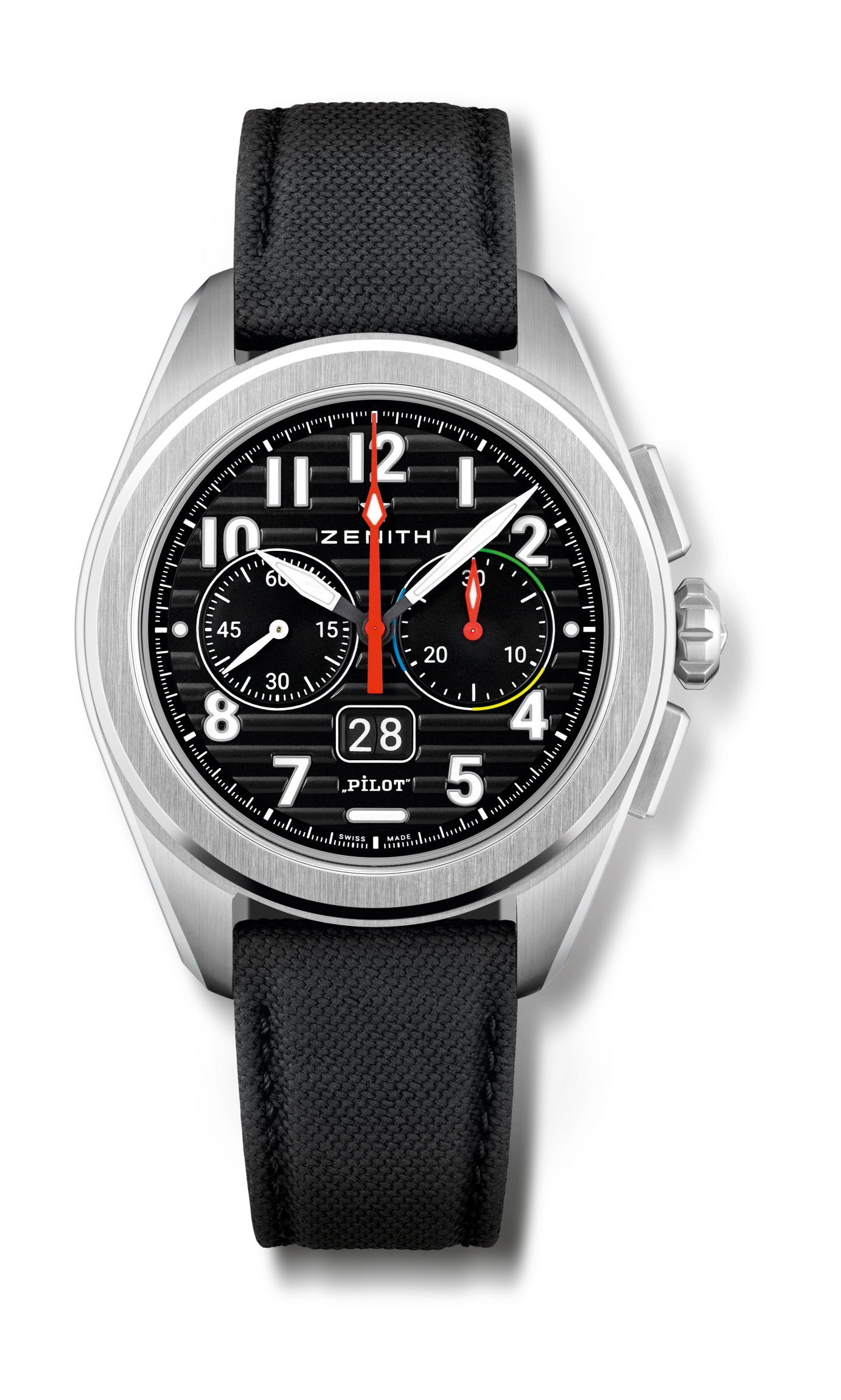 Zenith Pilot Big Date Flyback luxury timepiece - detailed view