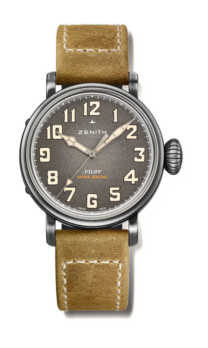 Zenith Pilot Type 20 luxury timepiece - detailed view
