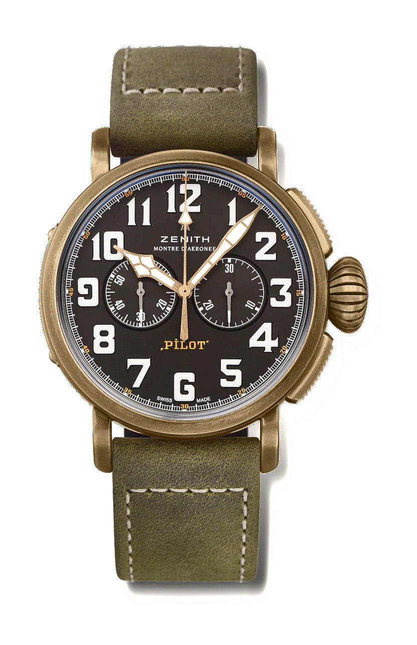 Zenith Pilot Type 20 Chronograph Extra Special luxury timepiece - detailed view