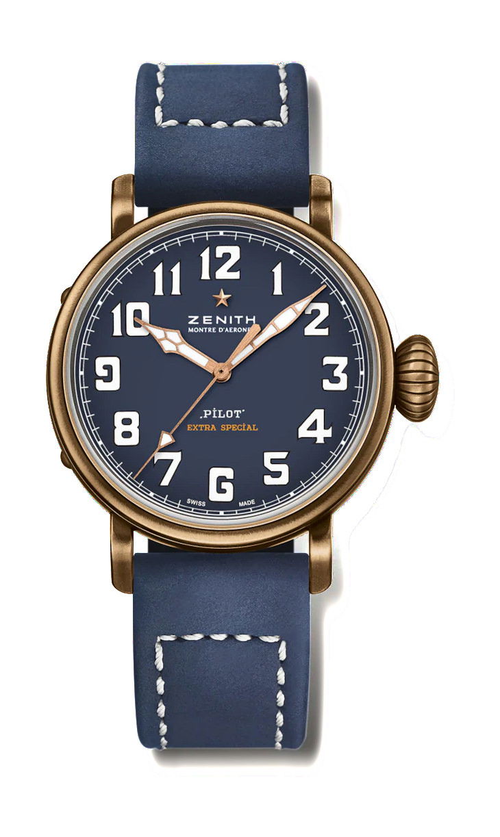 Zenith Pilot Type 20 Extra Special luxury timepiece - detailed view
