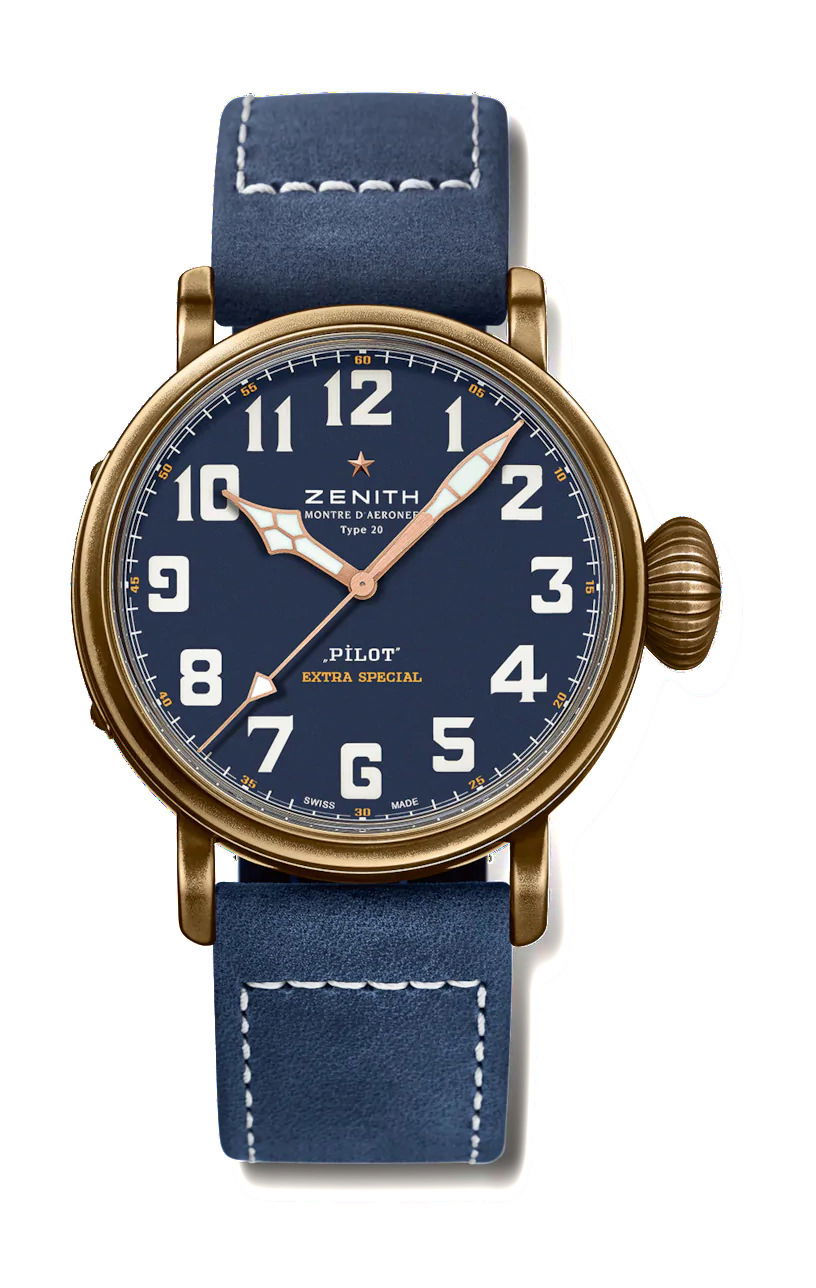 Zenith Pilot Type 20 Extra Special luxury timepiece - detailed view