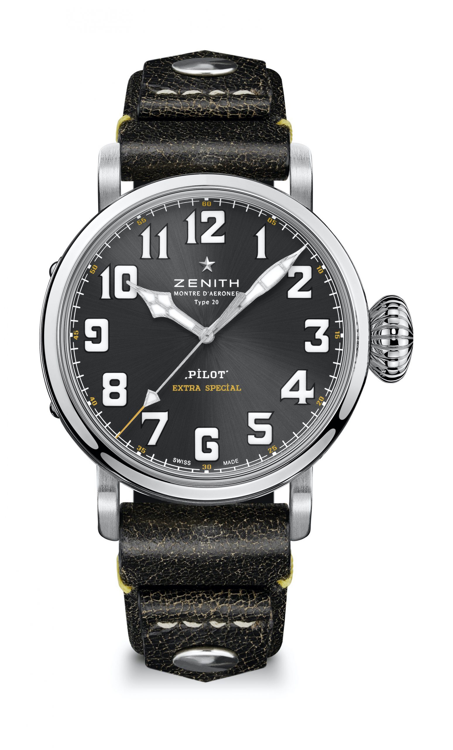 Zenith Pilot Type 20 Rescue luxury timepiece - detailed view