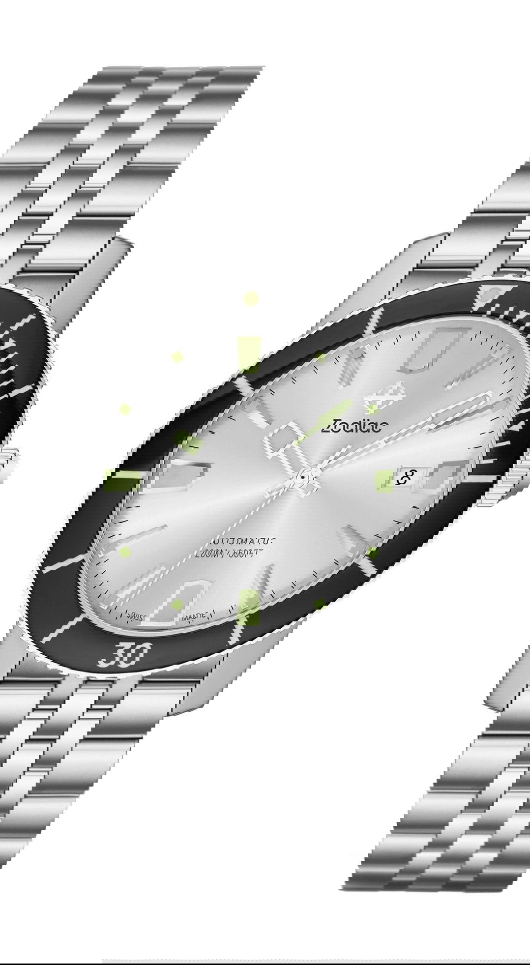 Zodiac Super Seawolf 53 luxury timepiece - detailed view
